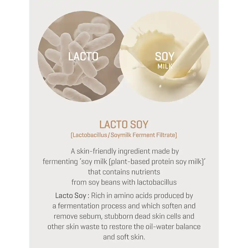 فوم حبابی لایه بردار لاکتو سویا سام بای می SOME BY MI Lacto Soy Mild Peeling Bubble Cleanser 180ml | پاکسازی منافذ و کنترل چربی