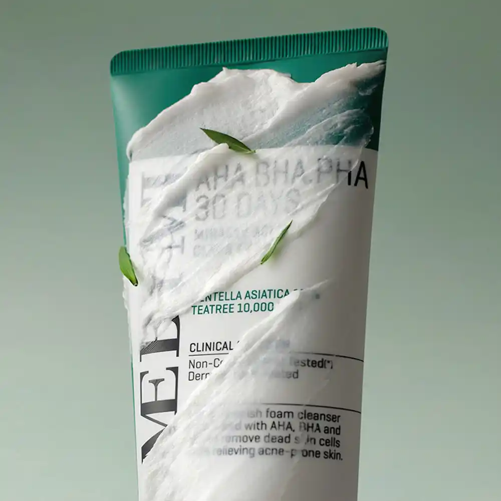 فوم ضد جوش لایه بردار میراکل سام بای می SOME BY MI AHA BHA PHA 30 Days Miracle Acne Clear Foam 100ml | پاکسازی منافذ و کنترل چربی