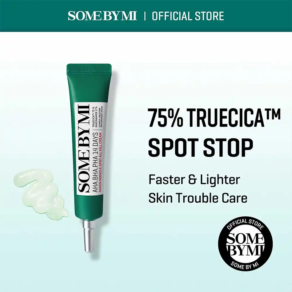 کرم ضد جوش 14 روزه سوپر سام بای می SOME BY MI AHA BHA PHA 14 Days Super Miracle Spot All Kill Cream 30ml | ضد جوش، کاهش جای جوش و لایه‌بردار