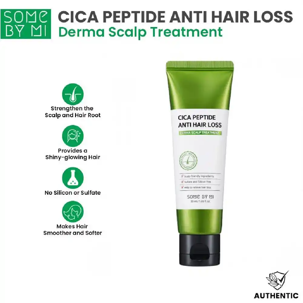 ماسک مو ضد ریزش سیکا پپتاید سام بای می SOME BY MI CICA Peptide Anti Hair Loss Scalp Treatment 50ml | تقویت ریشه مو و مراقبت از پوست سر
