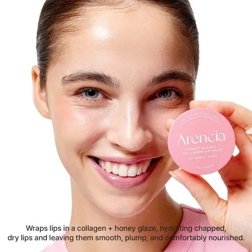 ماسک لب عسل و کلاژن آرنسیا Arencia Honey Glazed Collagen Lip Mask 15g| مرطوب کننده و ترمیم کننده لب