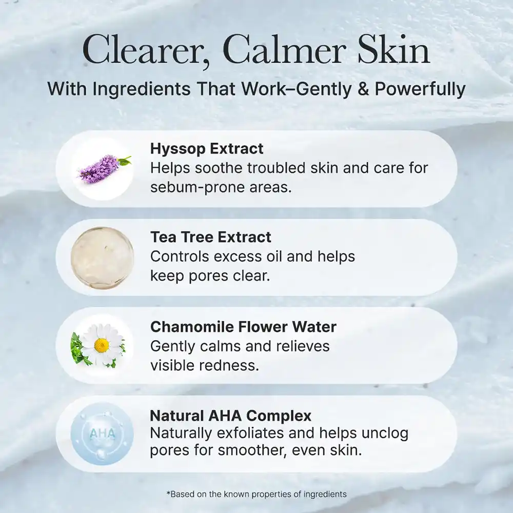 شوینده زوفا آرنسیا Arencia Hyssop Sebum Control Cleanser | کنترل چربی، منافذ و ضد جوش پوست