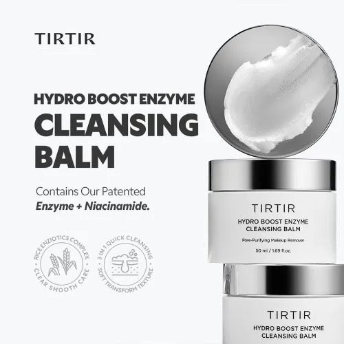 بالم پاک کننده هیدروبوست تیرتیر TIRTIR Hydro Boost Enzyme Cleansing Balm | آبرسان و کنترل منافذ