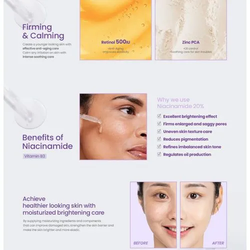 سرم نیاسینامید 20 درصد تیرتیر TIRTIR Niacinamide 20% Serum |روشن کننده و کنترل چربی