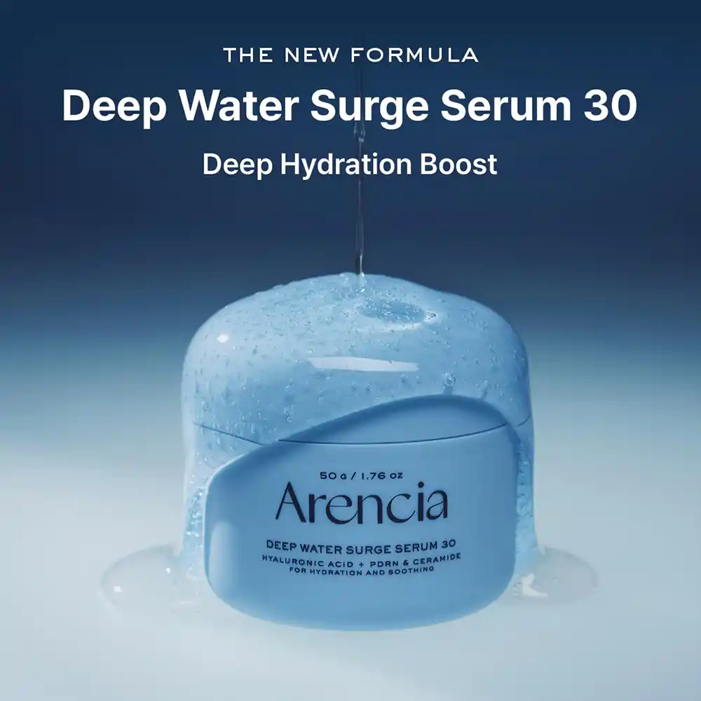 سرم هیالورونیک اسید PDRN آرنسیا Arencia Deep Hydration Serum | آبرسان، تسکین‌دهنده و ترمیم‌کننده پوست