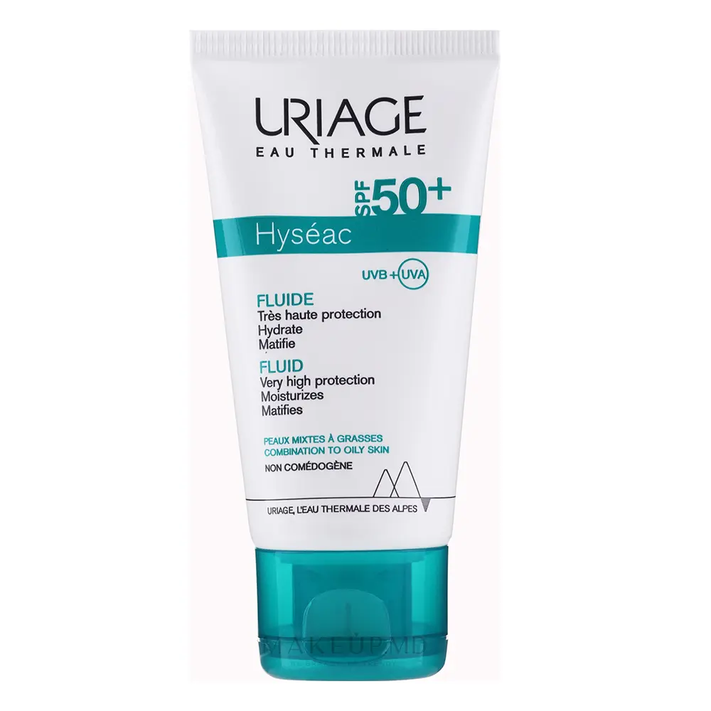 کرم ضد آفتاب فلوئید هیسه اک اوریاژ SPF50 | پوست چرب و جوش دار