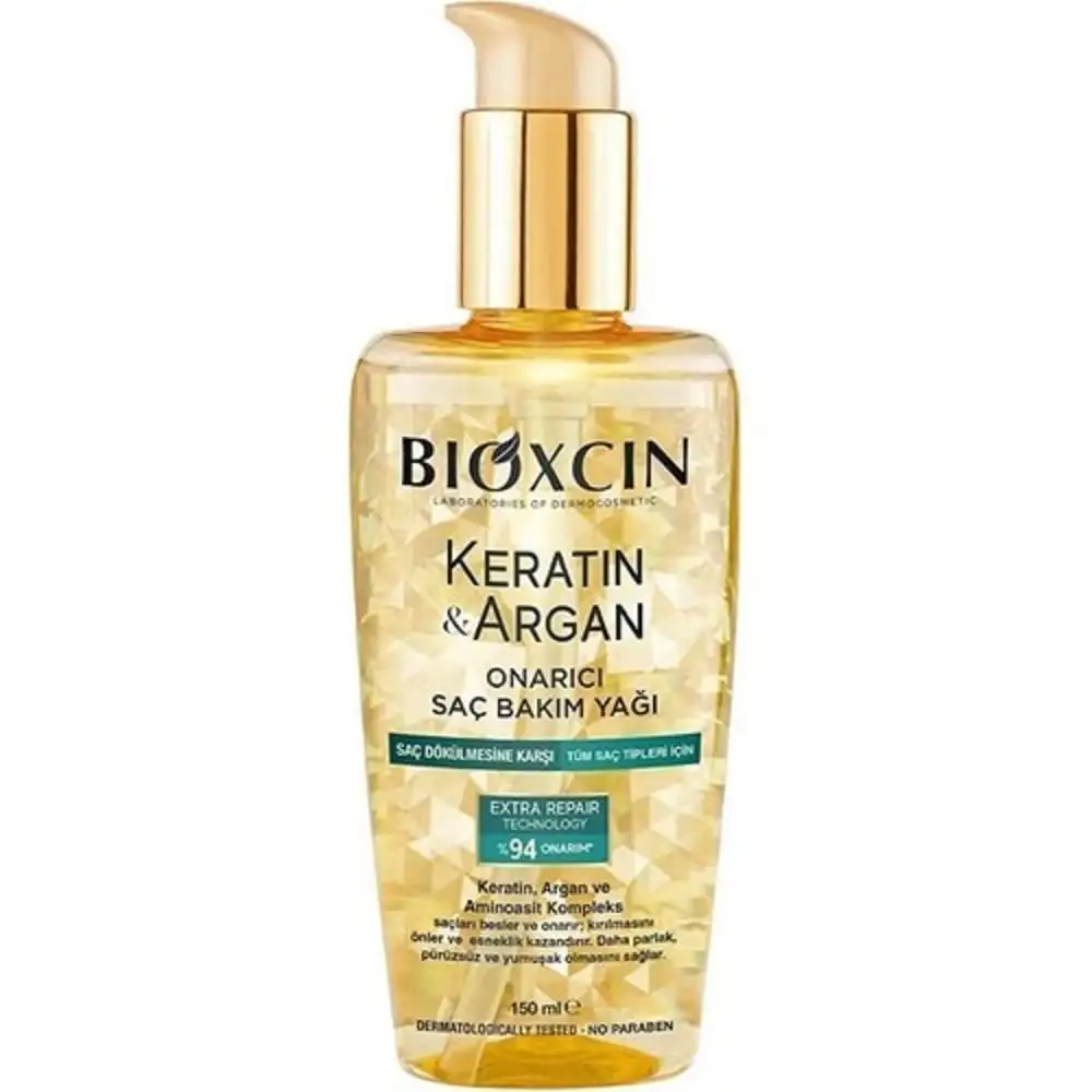 روغن مو کراتین و آرگان بیوکسین BIOXCIN حجم 150 میل