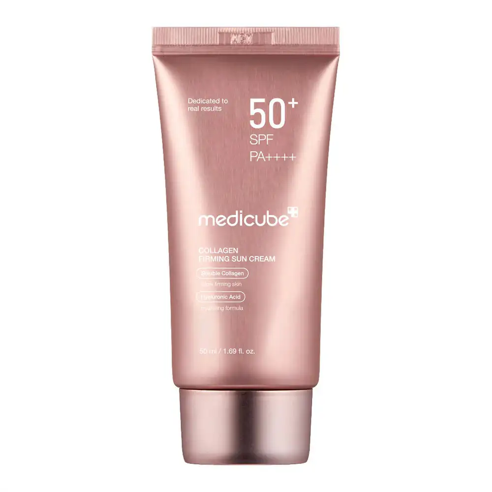 کرم ضد آفتاب کلاژن و لیفت کننده مدی کیوب SPF50+ روشن کننده، ضد چروک