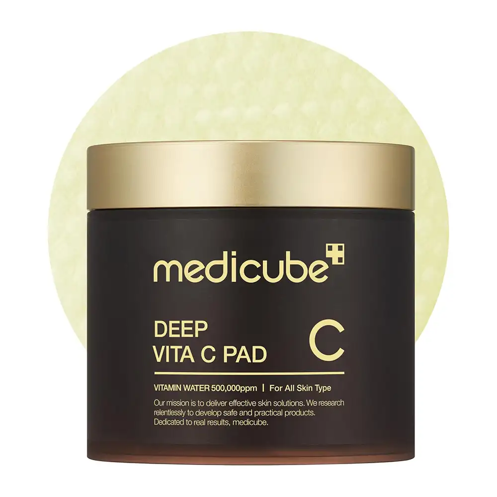 پد تونر روشن‌کننده و شفاف‌کننده ویتامین C مدی کیوب Deep Vita C Pad