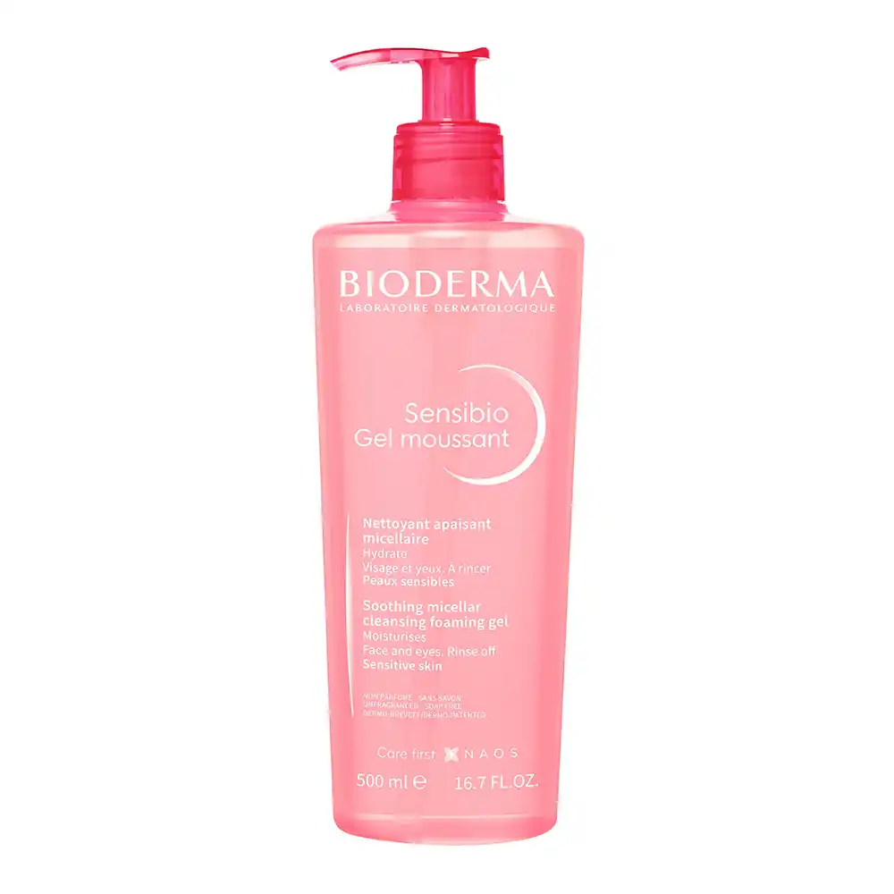 فوم ژل شستشوی صورت بایودرما سنسیبیو Bioderma Sensibio Gel Moussant برای پوست حساس و خشک