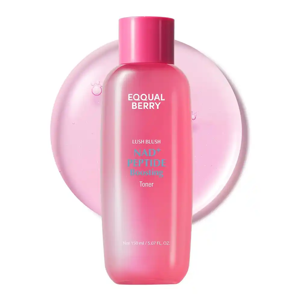 تونر NAD+ و پپتاید اکوال بری ضد چروک، جوان‌ساز و درخشان‌کننده EQQUALBERRY NAD+ Peptide Boosting Toner