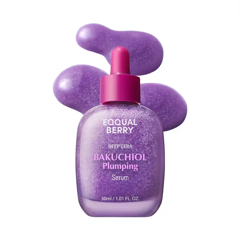 سرم باکوچیول پلامپینگ اکوال بری | تولید کلاژن، کاهش چین‌وچروک EQQUALBERRY Bakuchiol Plumping Face Serum