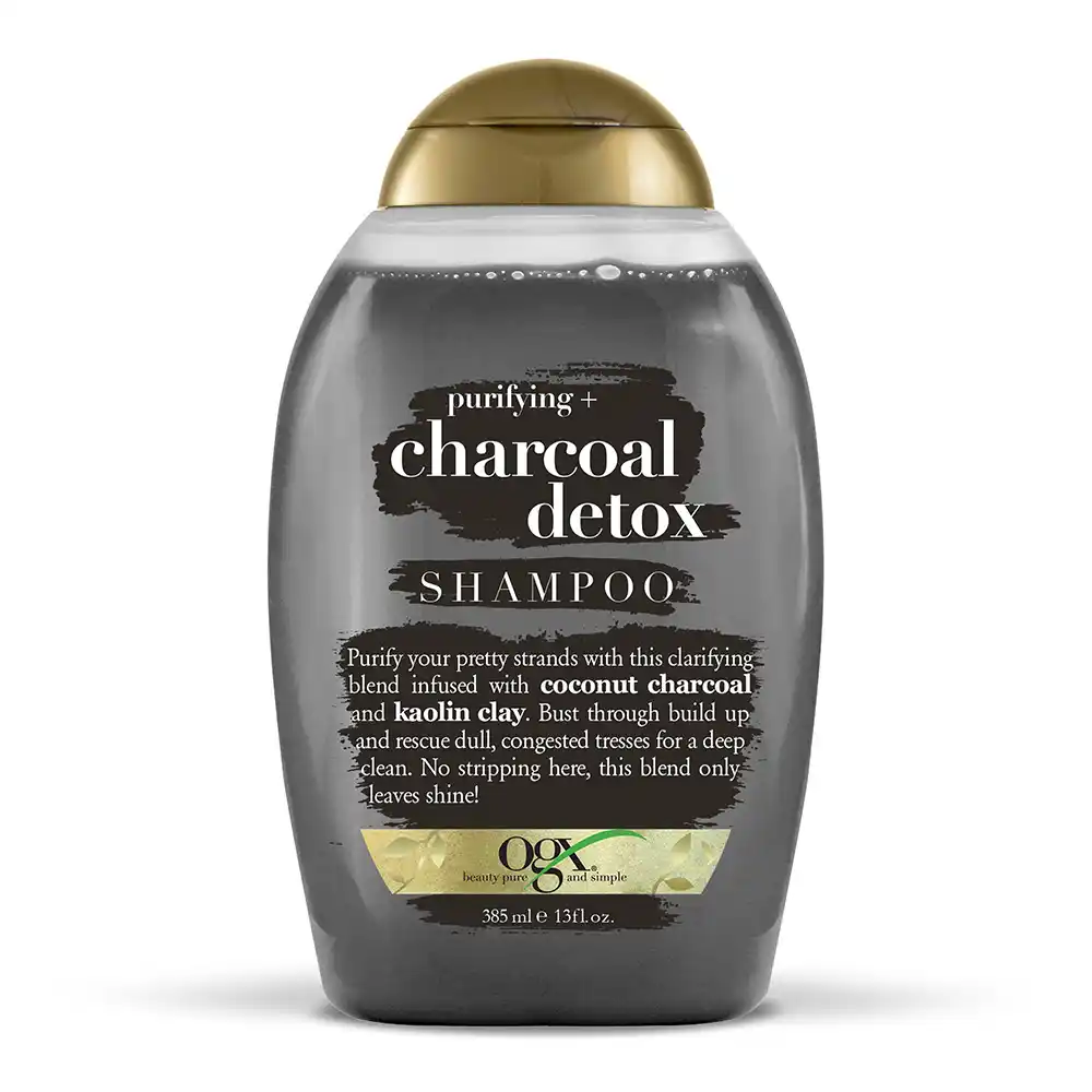 شامپو پاککننده و دتاکس زغال اکتیو او جی ایکس OGX Purifying Charcoal Detox Shampoo شامپو پاککننده و دتاکس زغال اکتیو او جی ایکس OGX Purifying Charcoal Detox Shampoo