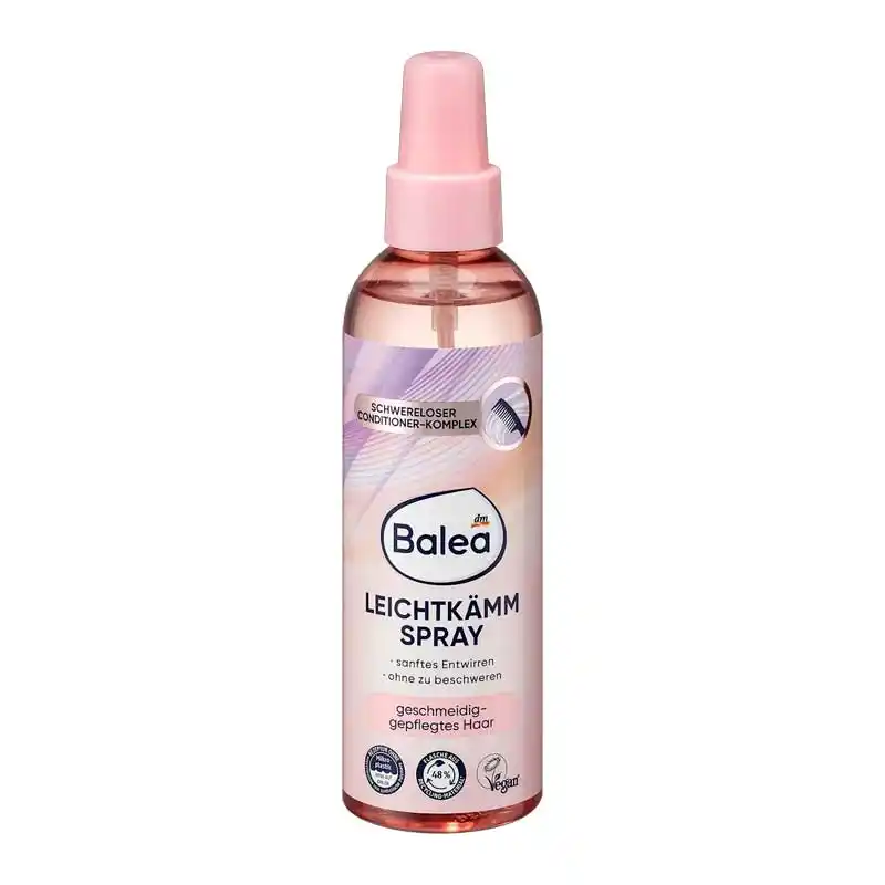 اسپری گرهبازکن فوری مو باله آ Balea Leichtkämm Spray شانه آسان مو، 200 میلیلیتر اسپری گرهبازکن فوری مو باله آ Balea Leichtkämm Spray شانه آسان مو، 200 میلیلیتر