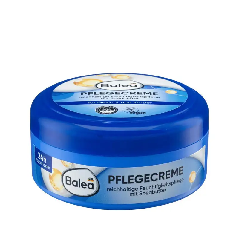 کرم مرطوبکننده صورت و بدن بالهآ Balea Pflege Cream بافت سبک و جذب سریع حجم 250 میلیلیتر کرم مرطوبکننده صورت و بدن بالهآ Balea Pflege Cream بافت سبک و جذب سریع حجم 250 میلیلیتر