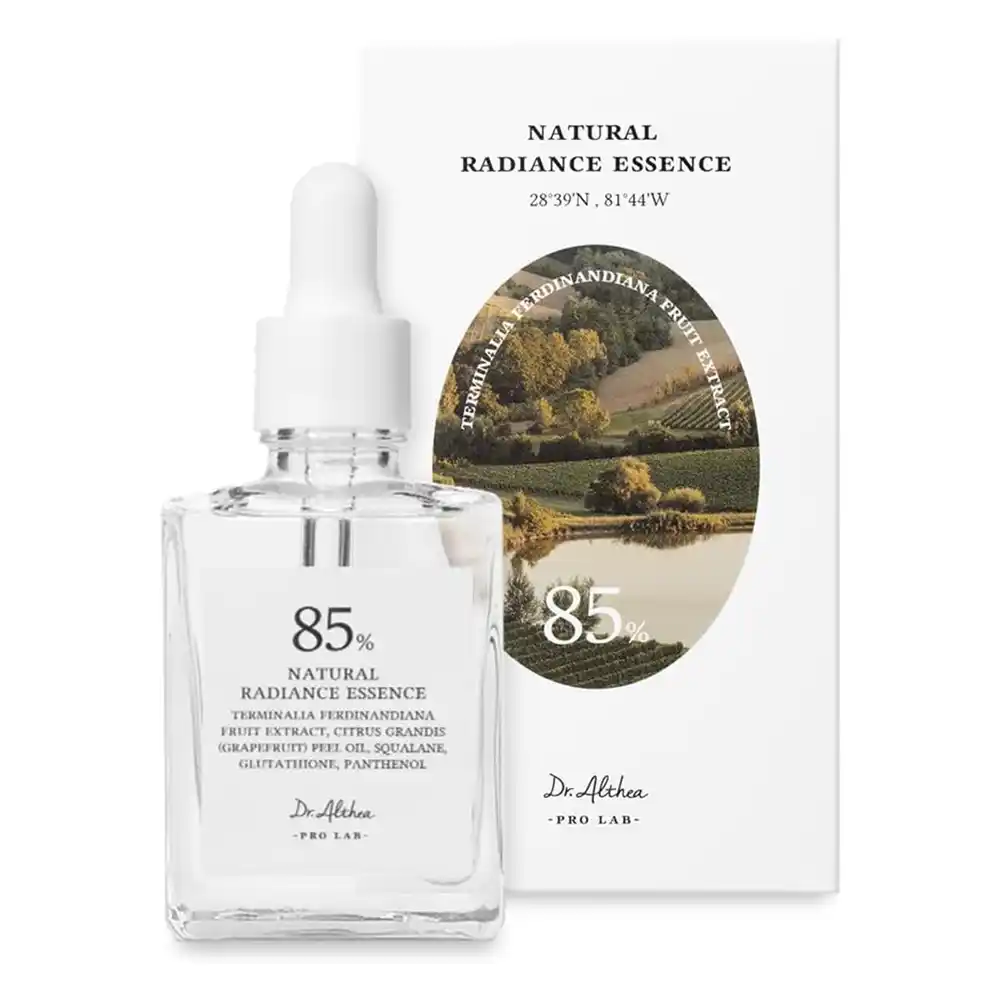 اسنس روشن‌کننده و تسکین پوست حساس  رادیانس 85% دکتر آلتیا Dr. Althea Natural Radiance Essence