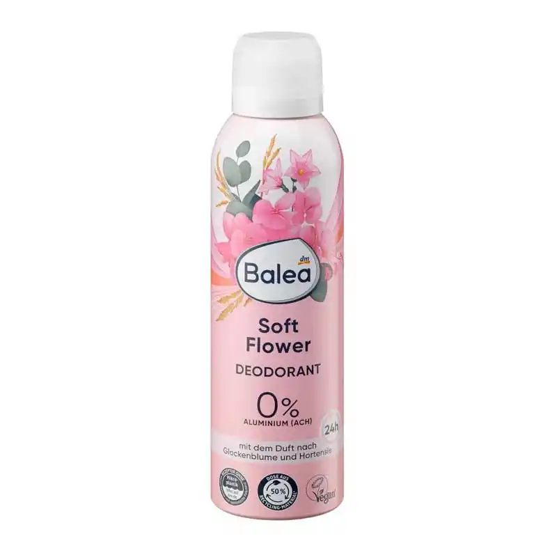 اسپری دئودورانت بدون آلومینیوم باله آ Balea رایحه Soft Flower حجم ۲۰۰ میلیلیتر مناسب پوست حساس اسپری دئودورانت بدون آلومینیوم باله آ Balea رایحه Soft Flower حجم ۲۰۰ میلیلیتر مناسب پوست حساس