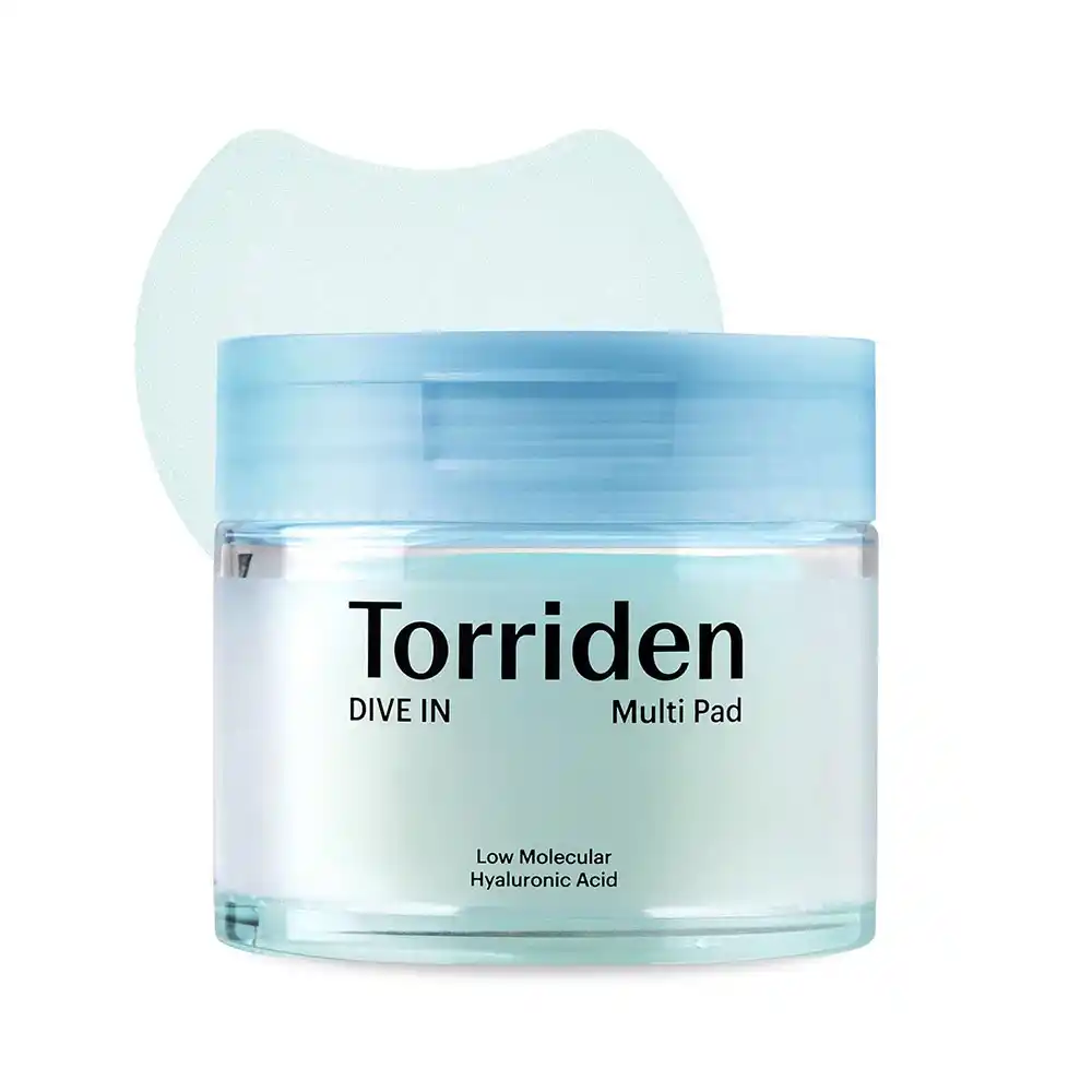 پد تونر هیالورونیک اسید توریدن Torriden DIVE IN Multi Pad | آبرسانی و تسکین دهنده پوست