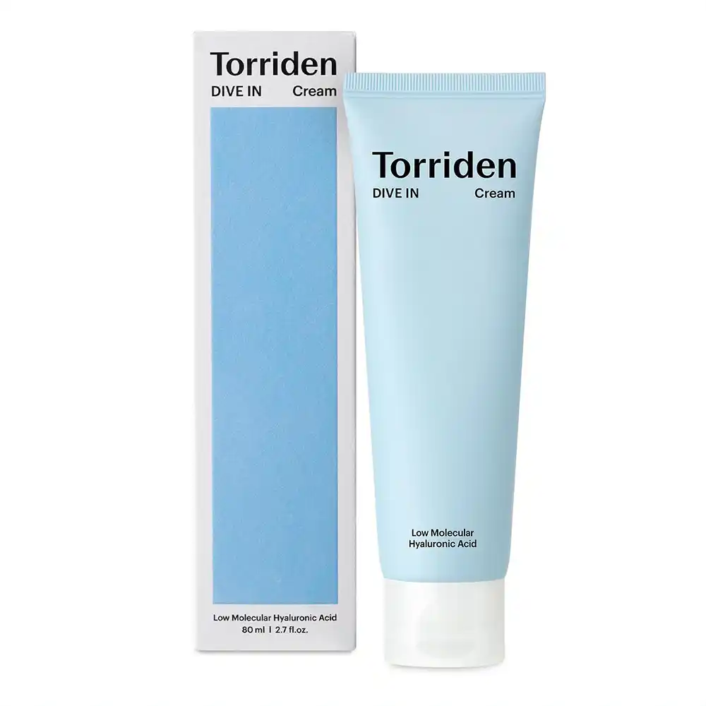 کرم آبرسان هیالورونیک اسید توریدن Torriden DIVE IN Soothing Cream | کنترل منافظ و درخشان کننده پوست