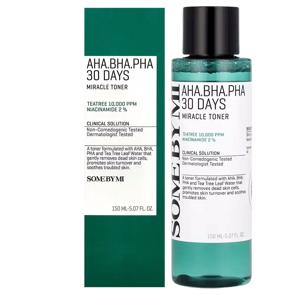 تونر ضد جوش 30 روزه سام بای می SOME BY MI AHA BHA PHA 30 Days Miracle Toner | کمک به کاهش ظاهر منافذ باز