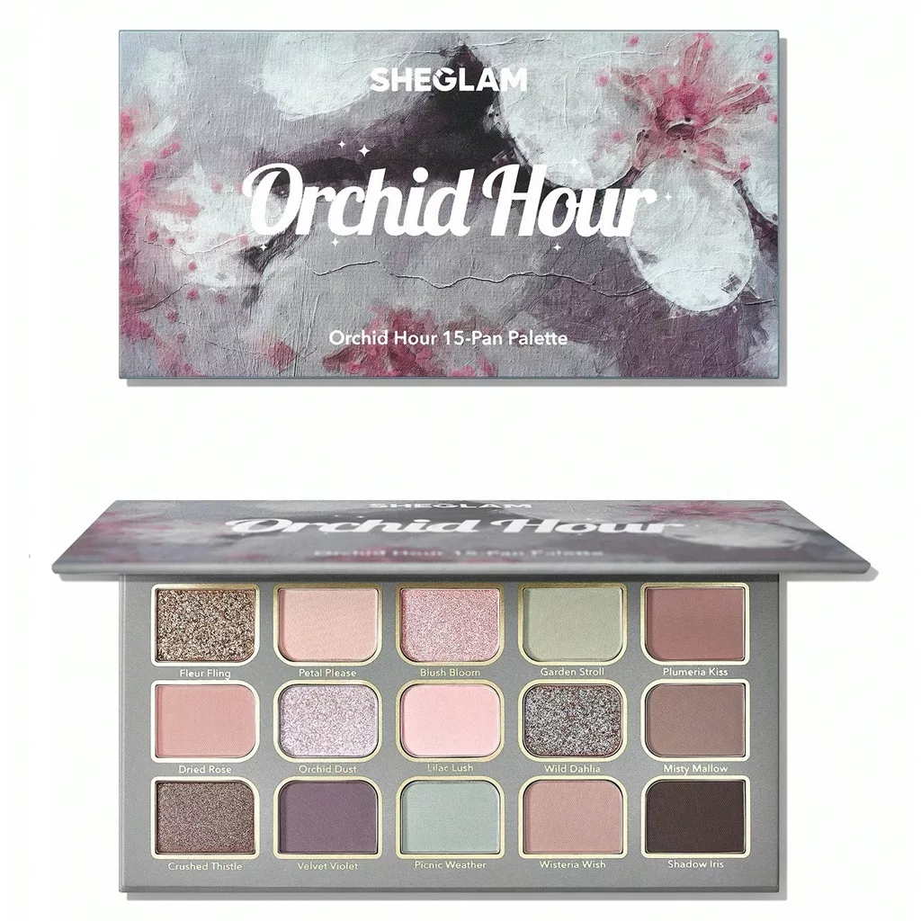 پالت سایه ۱۵ رنگ کاربردی شیگم مدل orchid پالت سایه ۱۵ رنگ کاربردی شیگم مدل orchid