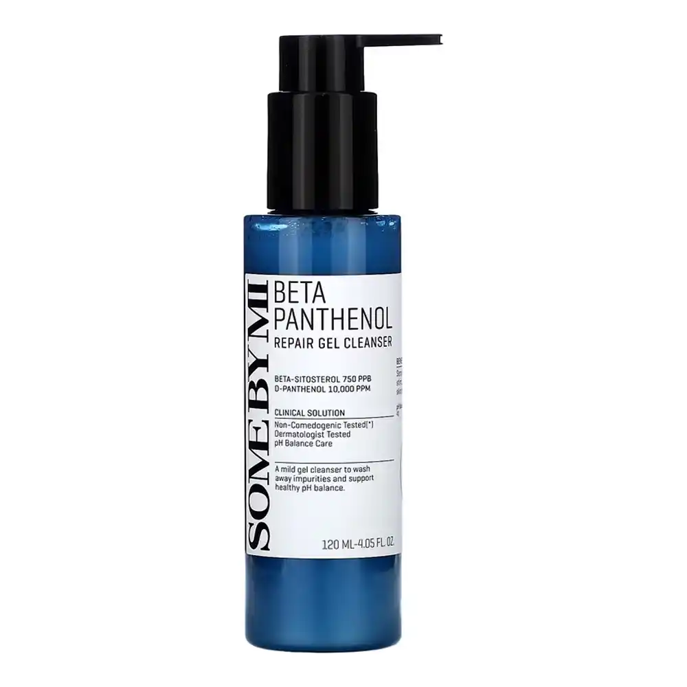 ژل شستشوی ترمیم کننده بتا پانتنول سام بای می SOME BY MI Beta Panthenol Repair Gel Cleanser | شوینده پوست حساس و کم‌آب