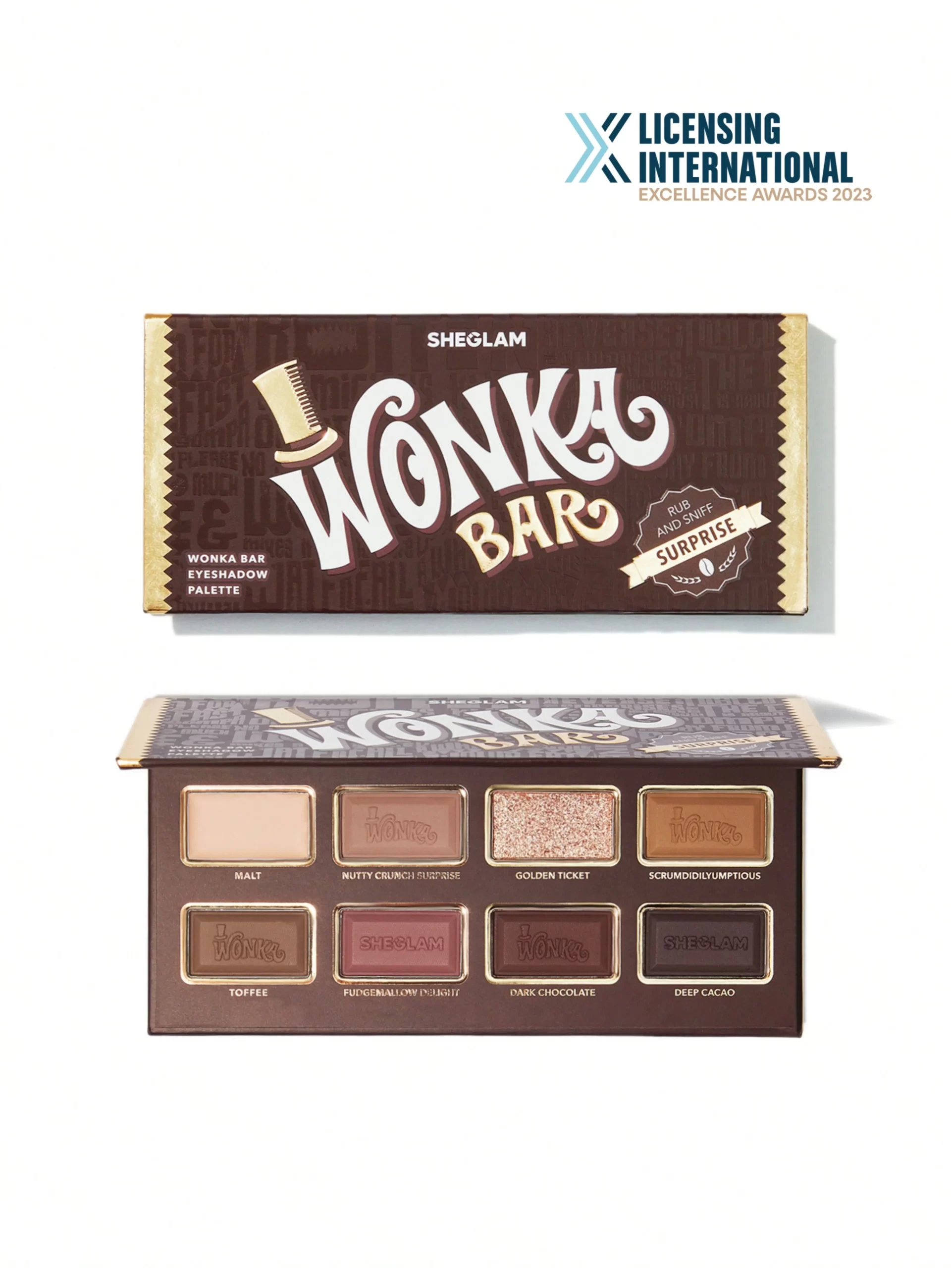 پالت سایه شیگلم ونکا بار 8 رنگ جذاب Willy Wonka Wonka sheglam پالت سایه شیگلم ونکا بار 8 رنگ جذاب Willy Wonka Wonka sheglam