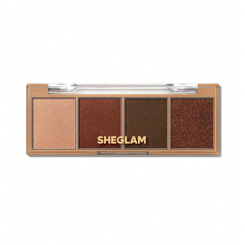 پالت سایه چشم شیگلم 4تایی کیت کت SHEG Essential Square Eyeshadow Quad