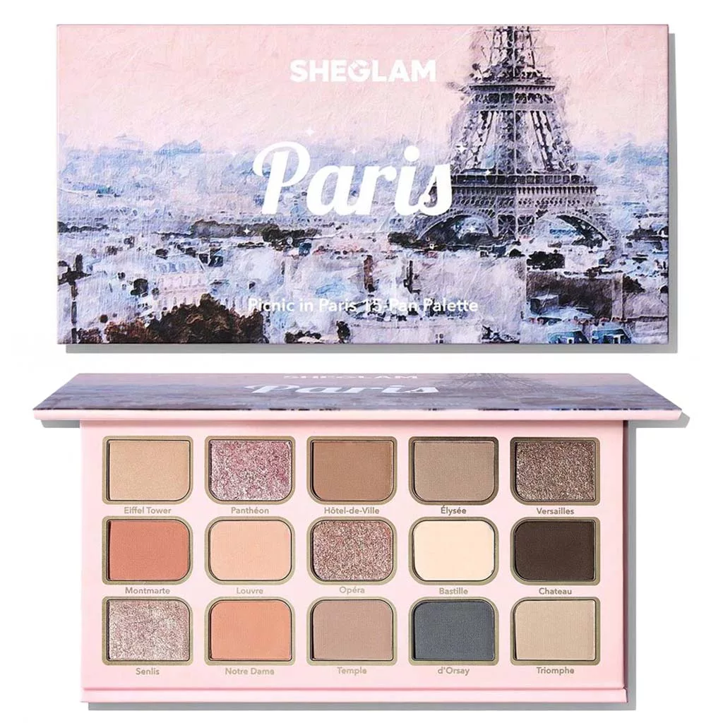 پالت سایه 15 رنگ شیگلم پاریس picnic in paris پالت سایه 15 رنگ شیگلم پاریس picnic in paris