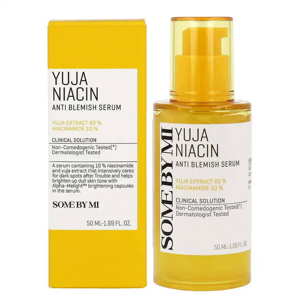 سرم ضد لک یوجا نیاسین سام بای می SOME BY MI Yuja Niacin Anti Blemish Serum 50ml | روشنکننده، ضد لک و جای جوش سرم ضد لک یوجا نیاسین سام بای می SOME BY MI Yuja Niacin Anti Blemish Serum 50ml | روشنکننده، ضد لک و جای جوش