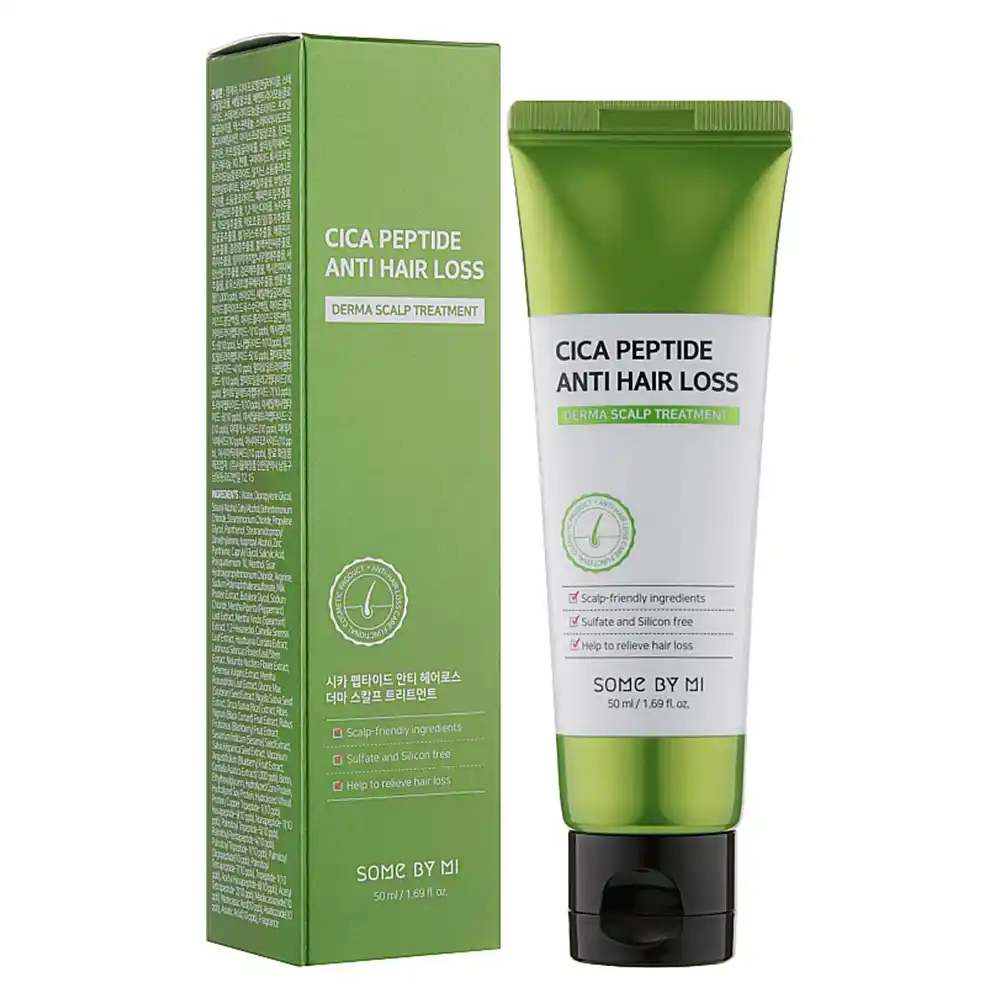 ماسک مو ضد ریزش سیکا پپتاید سام بای می SOME BY MI CICA Peptide Anti Hair Loss Scalp Treatment 50ml | تقویت ریشه مو و مراقبت از پوست سر