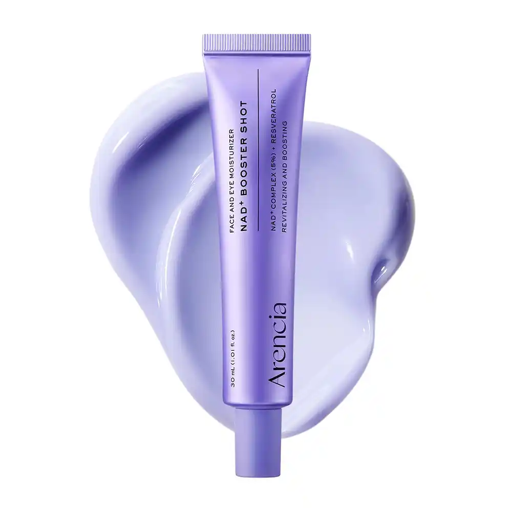 بوستر شات صورت و دور چشم آرنسیا Arencia NAD+ Serum Booster Shot 30ml | ضد چروک، جوانساز و آبرسان