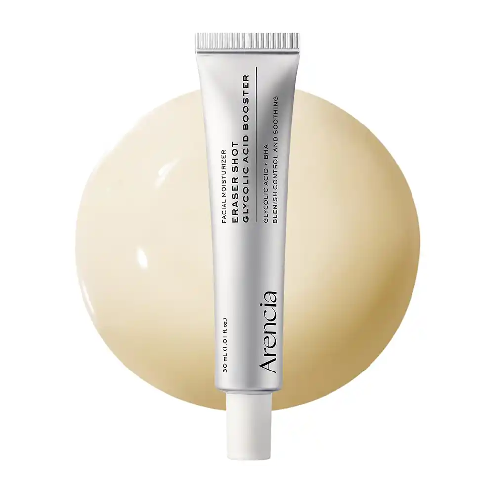 سرم گلیکولیک اسید آرنسیا Arencia Glycolic Acid Booster Serum 30ml | لایه‌بردار، کنترل چربی و کاهش ظاهر منافذ