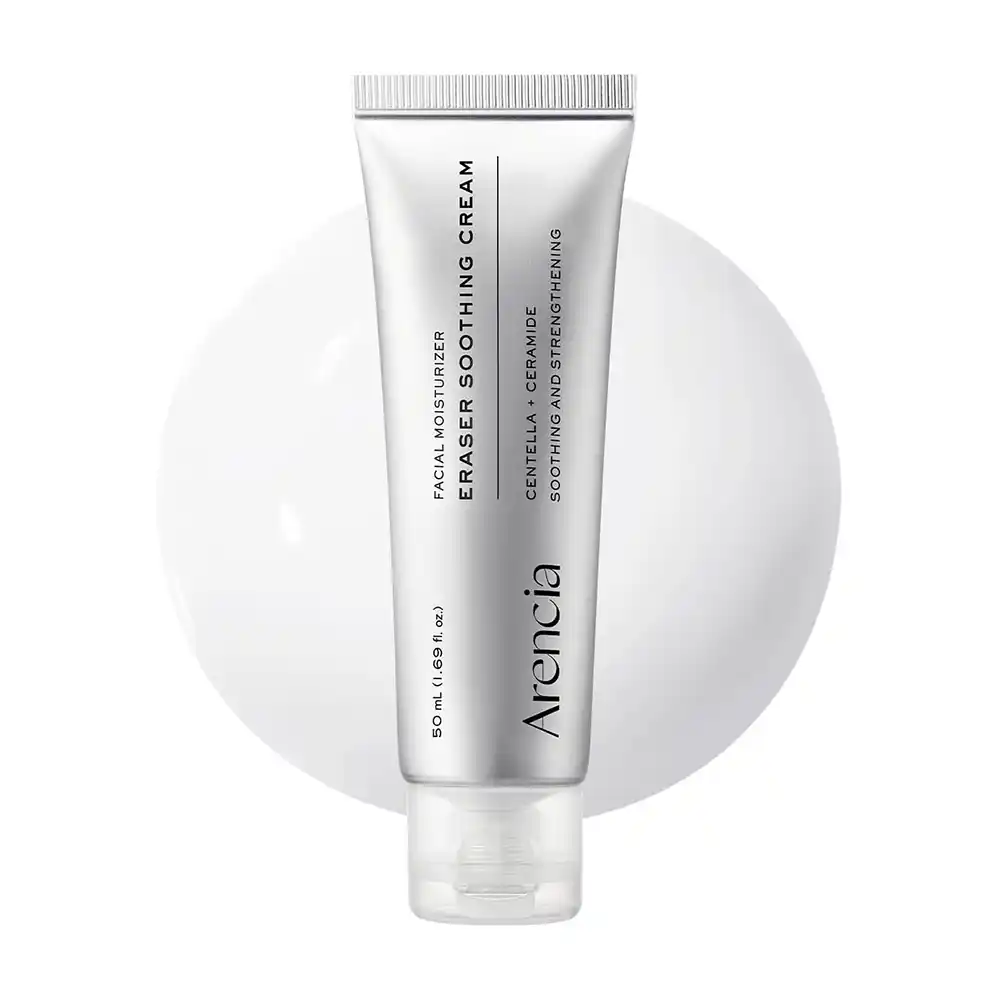 کرم تسکین دهنده و مرطوب کننده آرنسیا Arencia Eraser Soothing Cream 50ml | آبرسان و ترمیم کننده سد دفاعی پوست