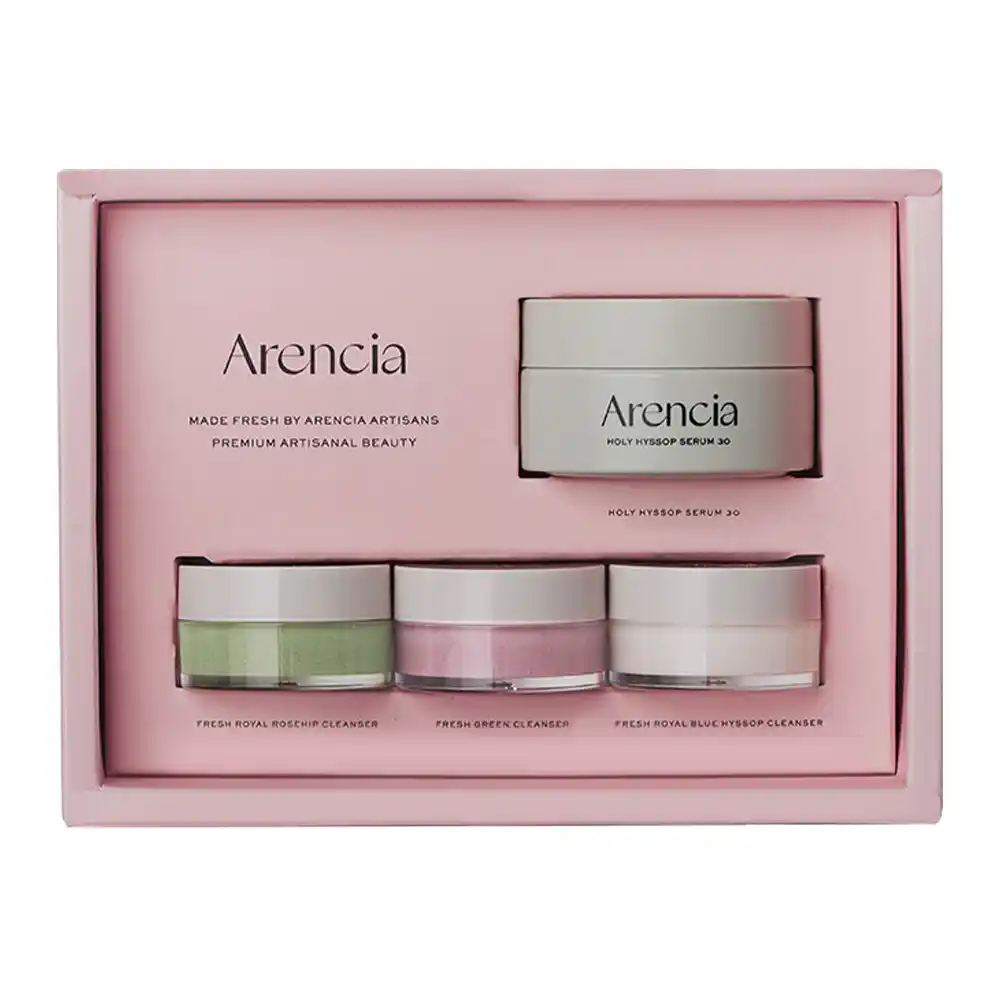 کیت 4 عددی شوینده و سرم آرنسیا Arencia Fresh Cleanser Discovery Kit | ست مراقبت پوست کره‌ای