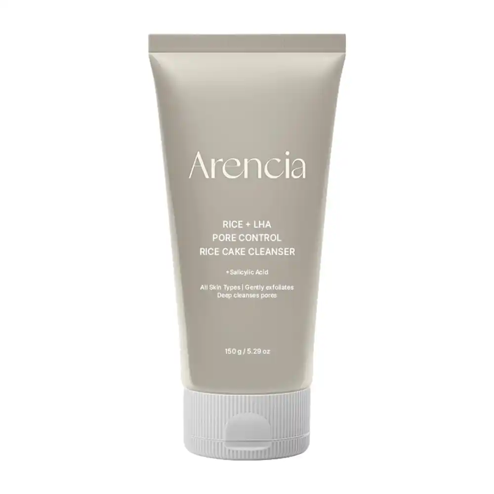 شوینده برنج آرنسیا Arencia Rice LHA Pore Control Cleanser | ضد جوش، کنترل منافذ و پاک‌کننده پوست چرب