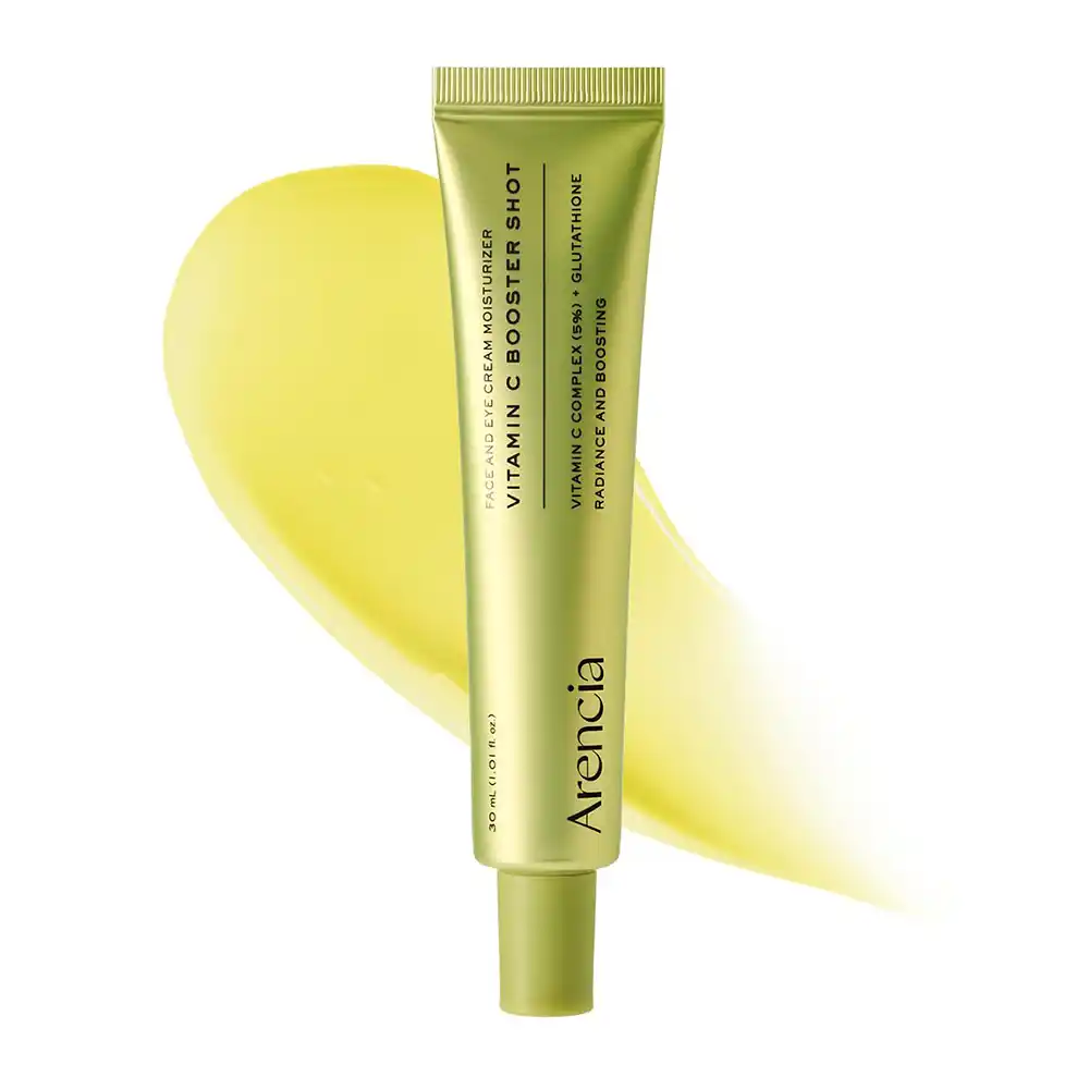 سرم دور چشم و صورت ویتامین C بوستر شات آرنسیا Arencia Vitamin C Booster Shot Serum | روشن‌کننده، ضد لک و مرطوب‌کننده پوست