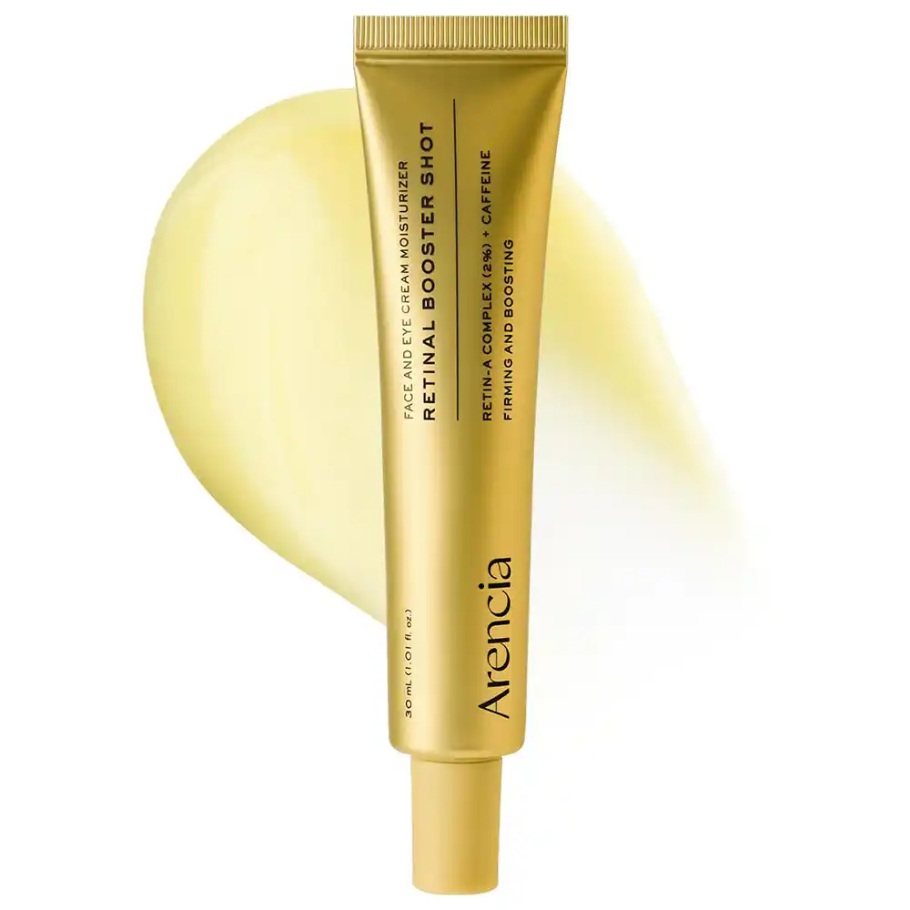 کرم دور چشم و صورت رتینال بوستر شات آرنسیا Arencia Retinal Booster Shot Serum | ضد چروک، جمع‌کننده منافذ و جوانساز پوست