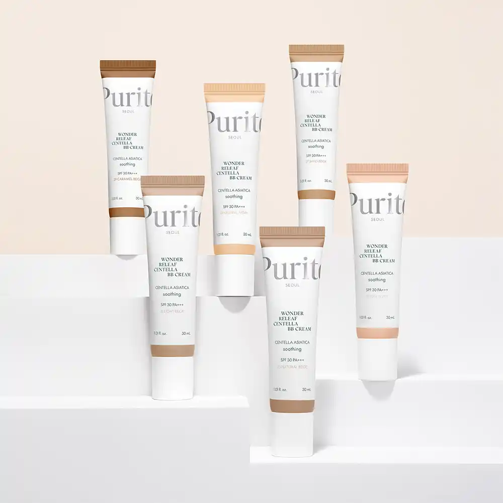 بی بی کرم سنتلا پیوریتو PURITO Cica Clearing BB Cream |پوشش طبیعی