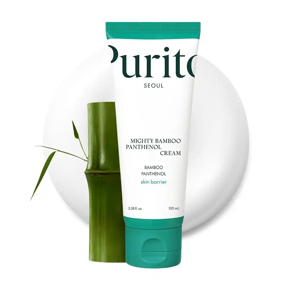 کرم مرطوب کننده و ترمیم کننده پنتنول پیوریتو  PURITO Mighty Bamboo Panthenol Cream