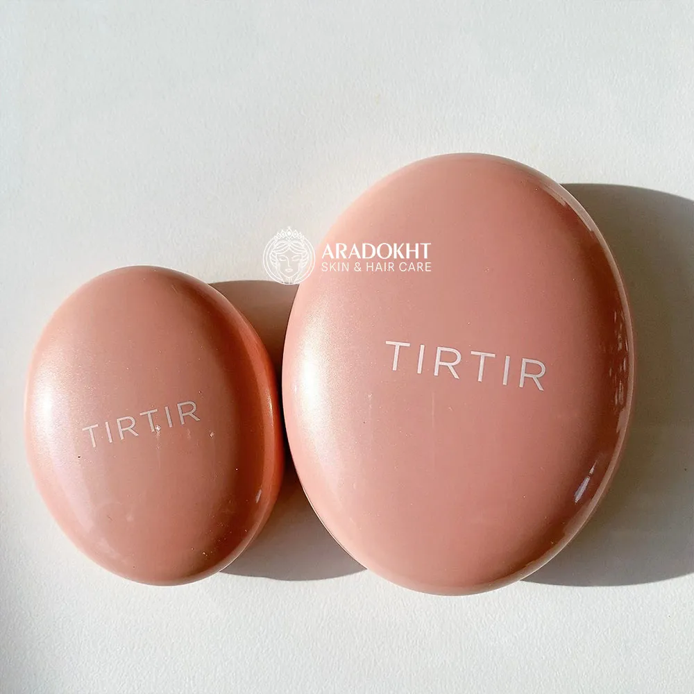 کوشن صورتی تیرتیر TIRTIR Mask Fit All Cover Pink Cushion | پوشش بالا و فینیش مخملی مات