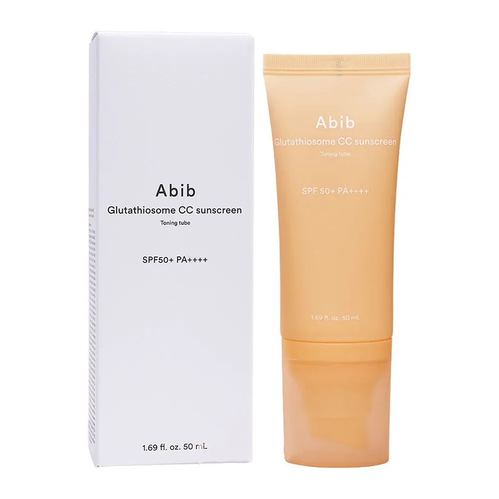 ضد آفتاب سی سی کرم ابیب  ++++Abib Glutathiosome CC Sunscreen SPF50+ PA |  روشن کننده و ضدلک