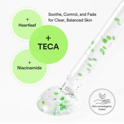 سرم کپسولی هارتلیف تیکا ابیب  Abib Heartleaf TECA Capsule Serum Calming Drop | تسکین دهنده و روشن کننده پوست مستعد جوش