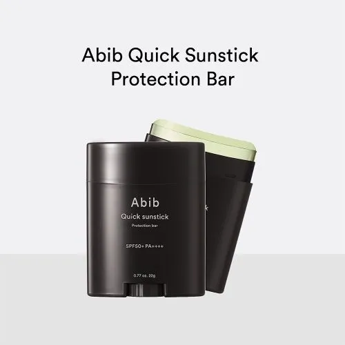 ضد آفتاب استیکی ابیب ++++Abib Quick Sunstick Protection Bar SPF50+ PA| افت سبک و بی‌رنگ، بدون چسبندگی و مناسب تمدید روی آرایش