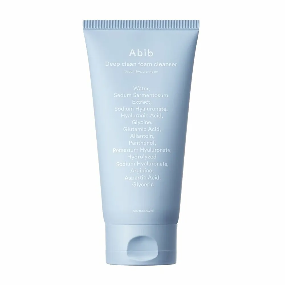 فوم شستشوی پاک کننده عمقی ابیب سدوم هیالورون Abib Deep Clean Foam Cleanser Sedum Hyaluron | آبرسانی و تقویت سد دفاعی پوست