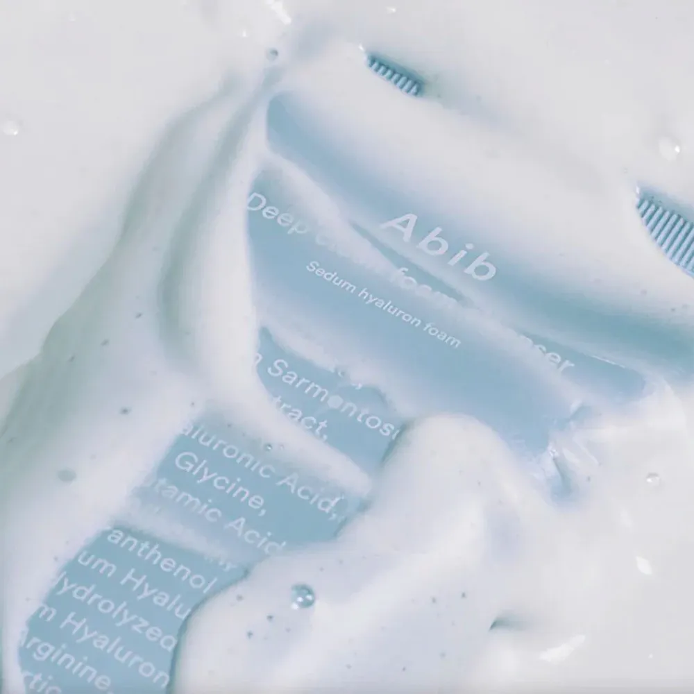 فوم شستشوی پاک کننده عمقی ابیب سدوم هیالورون Abib Deep Clean Foam Cleanser Sedum Hyaluron | آبرسانی و تقویت سد دفاعی پوست