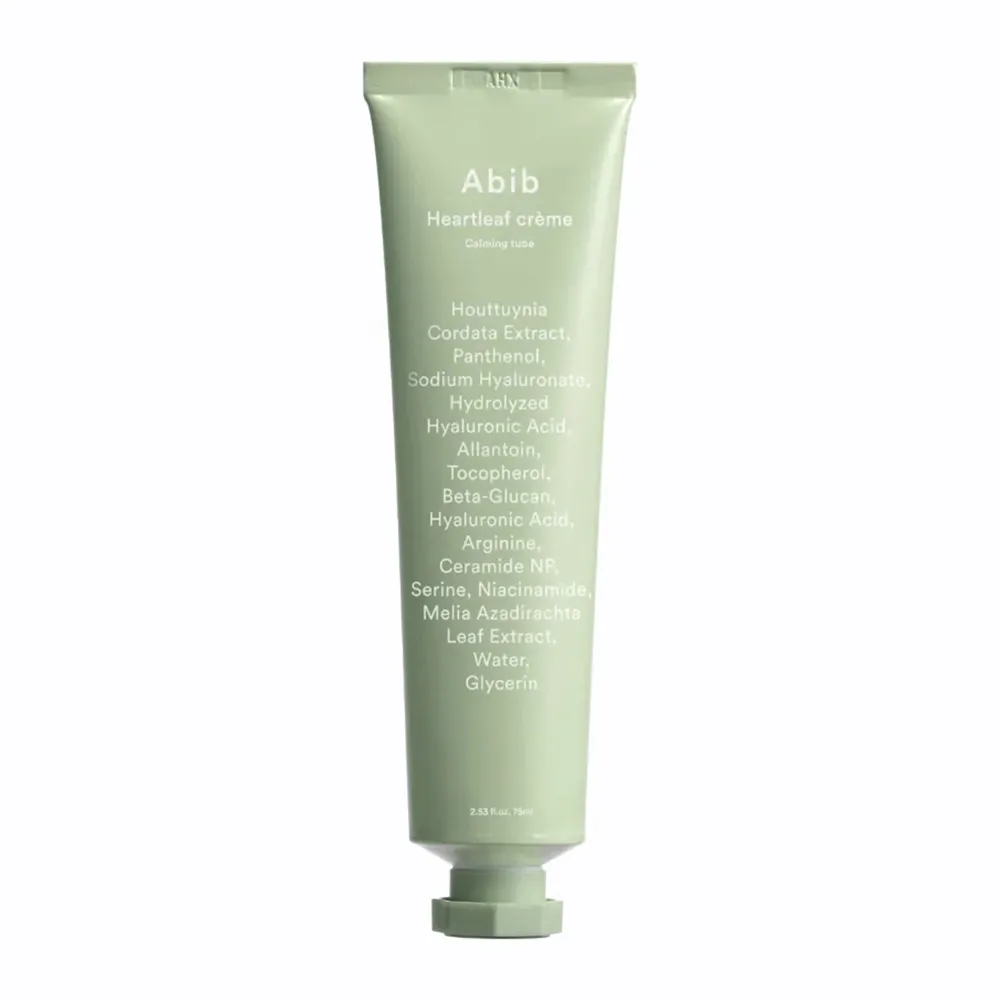 کرم تسکین دهنده هارتلیف ابیب  Abib Heartleaf Cream Calming Tube |  مرطوب کننده و کمک به کاهش قرمزی وآبرسان