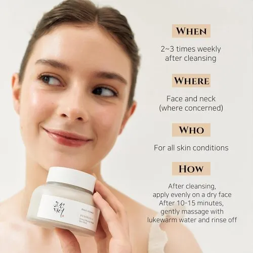 ماسک برنج و عسل بیوتی آف جوسان Beauty of Joseon Rice & Honey Glow Mask | روشن کننده و آبرسان