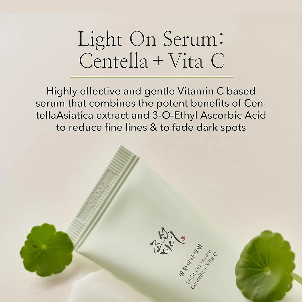 سرم روشن کننده بیوتی آف جوسان با ویتامین C پایدار و سنتلا  Beauty of Joseon Light On Serum