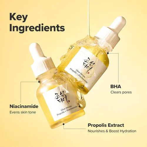 سرم شفاف و براق کننده بیوتی آف جوسان با پروپولیس و نیاسینامید  Beauty of Joseon Glow Serum با Propolis و Niacinamide